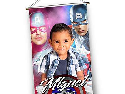 Banner impressão digital Banner impressão digital