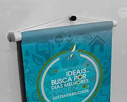 Banner impressão digital Banner impressão digital