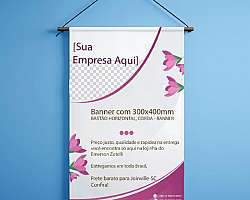 Banner impressão digital Banner impressão digital