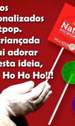Balas de natal personalizadas Balas de natal personalizadas
