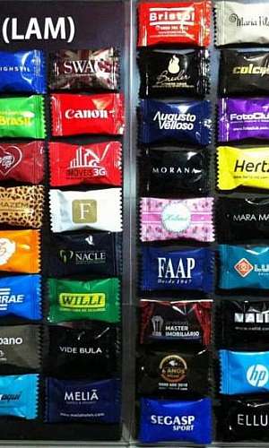 Balas personalizadas com logo Balas personalizadas com logo