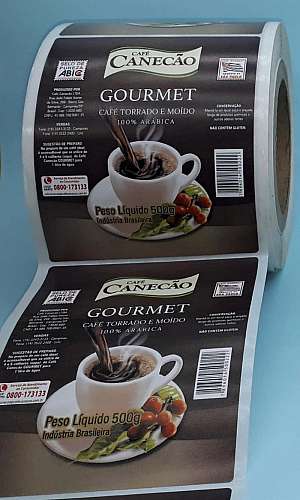 Rolo de etiquetas adesivas personalizadas Rolo de etiquetas adesivas personalizadas